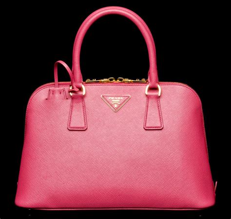 prada bag tote pink black handles|pale pink Prada handbag.